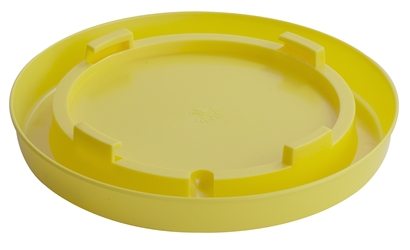 Little Giant® Screw On Plastic Waterer Base - Yellow 