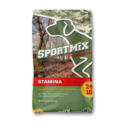 SPORTMiX® Stamina SPORTMiX®, Stamina, 24/18, Midwestern, Pet, Foods, Wells, premium, dog, physically, active, dogs, endurance, Nutrient-rich, formula, food, high, quality, ingredient, vitamins, minerals, strong, muscles, bones, glossy, coat, balanced, diet, 24%, Protein, 18%, Fat
