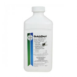 QuickBayt Spot Spray® QuickBayt Spot Spray®, Bayer, fly killer, indoor fly spray, outdoor fly spray, spray on fly bait, long-lasting house fly control, sugar-based water-dispersible fly spray, granular formulation fly spray,  imidacloprid (10%), fly attractant muscalure, z-9 tricosene, poultry houses, feedlots, dairy barns, swine confinement buildings, horse barns, horse stables, kennels, animal confinement facilities,  residual fly control