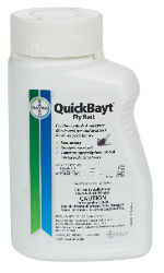QuickBayt® Fly Bait QuickBayt® Fly Bait, Bayer, Bayer attractant LEJ, Musculare, imidacloprid, fly attractant, quick knock down, carbamates resistant, organophosphates resistant, BITREX, Musca domestica (common house fly), Fannia canicularis (little house fly), Drosophila spp. (fruit fly), fly control, poultry houses, livestock production facilities