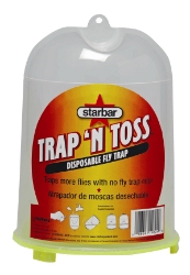 Trap n Toss Trap n Toss,  Farnam, Central Life Sciences, Starbar, fly control, perimeter fly control, Insecticide-free disposable fly trap, fly attractant, Easy to use fly trap,  yard fly traps, fly traps, fly trap for kennels, disposable fly trap
