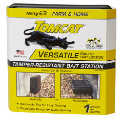 Tomcat® Versatile Bait Station Tomcat® Versatile Bait Station, Motomco, Home & Garden supplies, rodent control, Rat bait, mouse bait, rat trap, mouse trap, rodenticide, rat killer, 