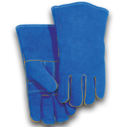 Golden Stag© Blue Welder 1439 Gloves Large Golden Stag©, Blue, Welder, 1439, Gloves, Foam, Lined, Full, Sock, Insulation, Reinforced, Palm, Kevlar, Sewn, Size, L, large