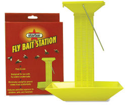 Starbar® Fly Bait Station Starbar® Fly Bait Station, Farnam, Central Life Sciences, Scatter baits, fly baits, fly attractant,  fly killer, inseciticide, QuickBayt, Golden Malrin