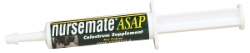 Nursemate® ASAP for Calves Nursemate®, ASAP, Calves, Stimulates, appetite, calf, up, nursing, Initiates, digestion, provides, specially, balanced, blend, lactic, acid, producing, bacterial, strains, compete, against, pathogens, found, intestine, Promotes, growth, easily, digested, proteins, proper, amino, acid, balance, newborn, milk, replacer, feeding, Feed, after, birth, possible